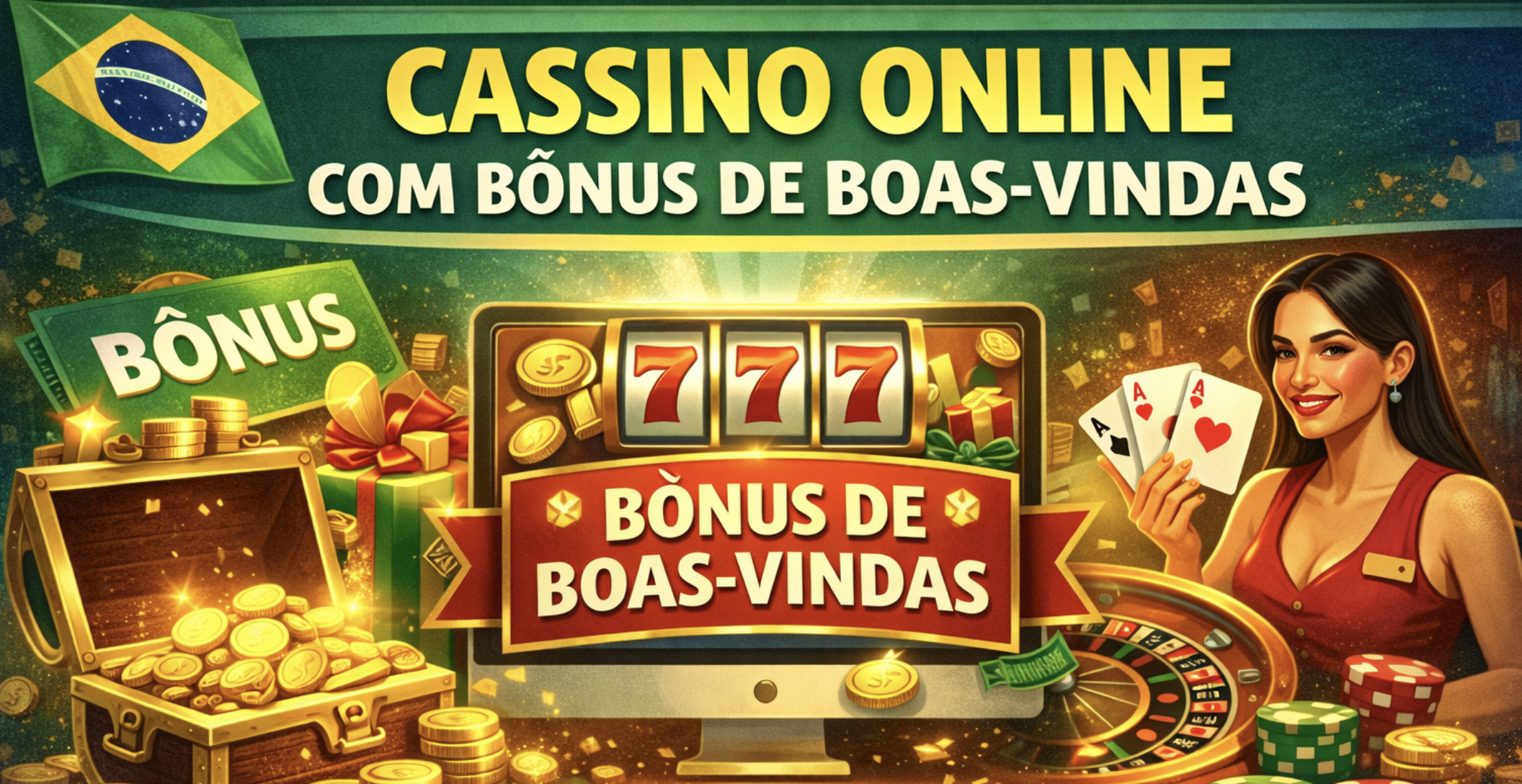 Cassino online com bônus de boas-vindas